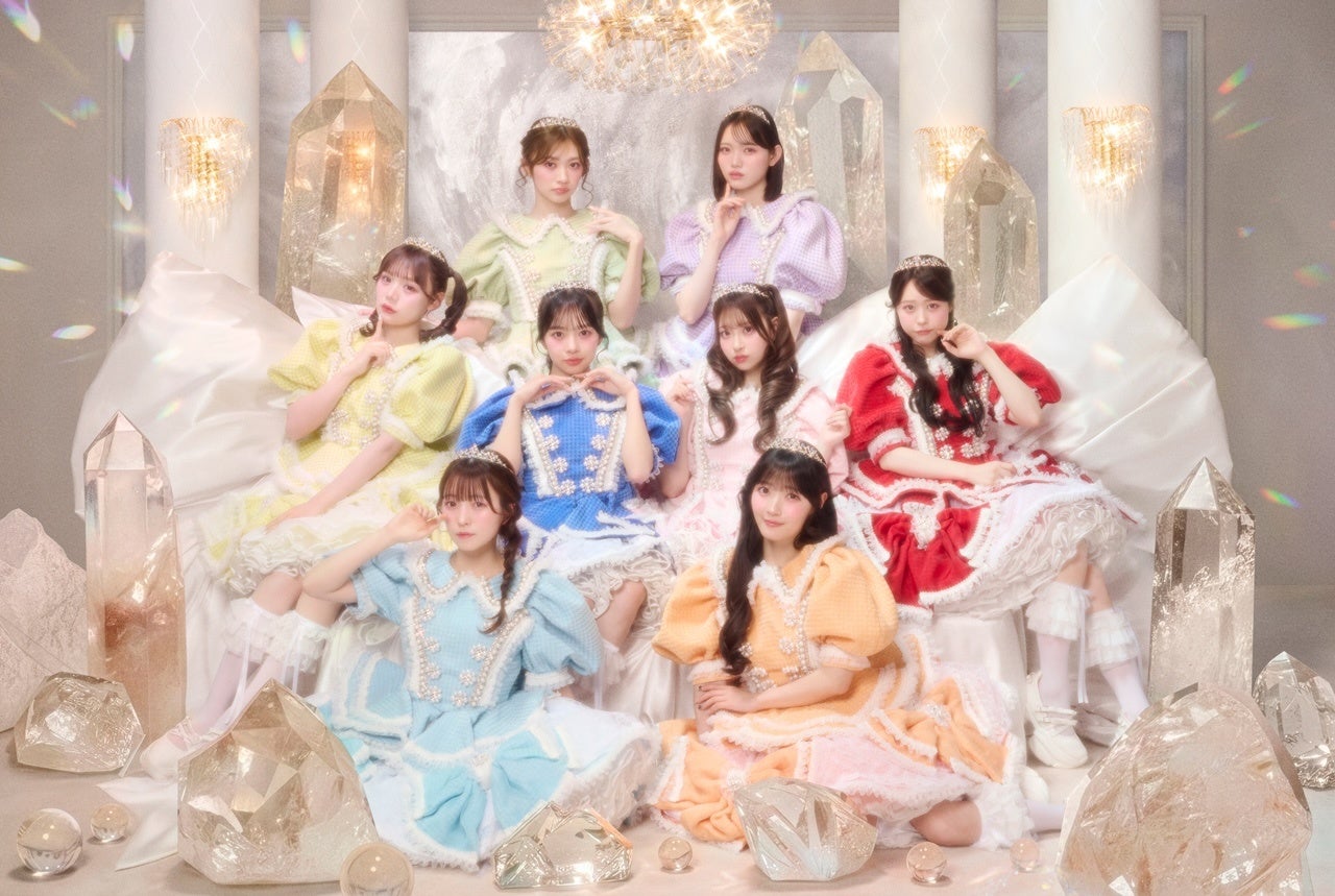 CUTIE STREETの正式配布写真。写真のメンバー構成が全公演で揃う保証ではありません